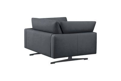 Oliver Cuddle Chair in Dante Shark