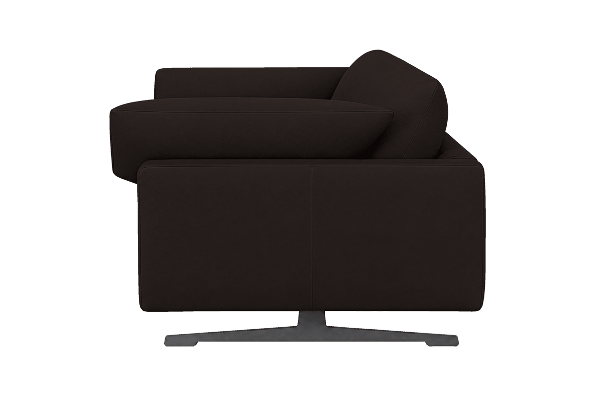 Oliver Large Sofa in Dante Ebony