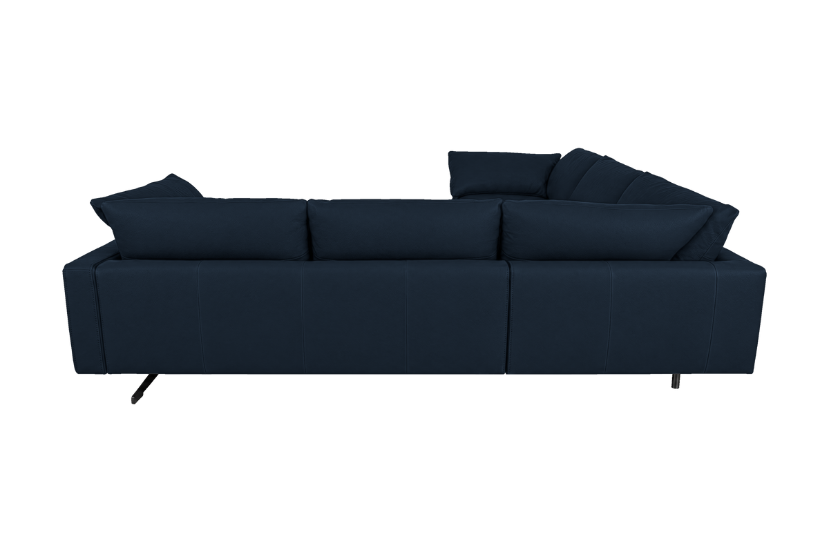 Oliver Sectional in Dante Aqua