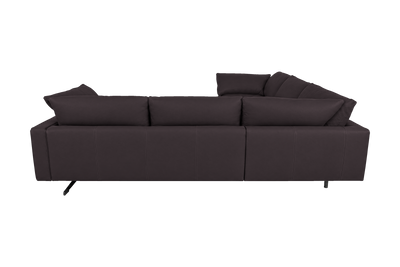 Oliver Sectional in Dante Charcoal