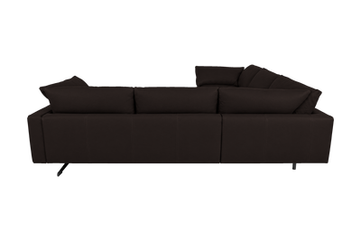 Oliver Sectional in Dante Ebony