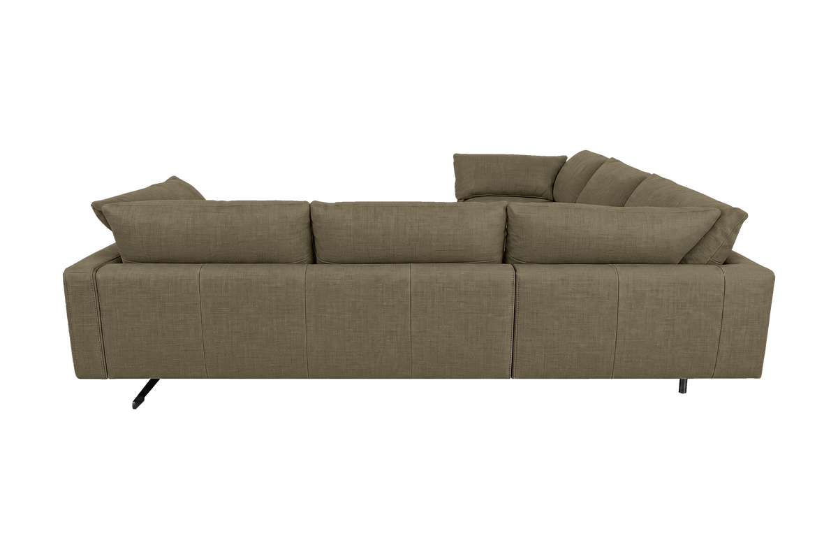 Oliver Sectional in Mosquito Malibu