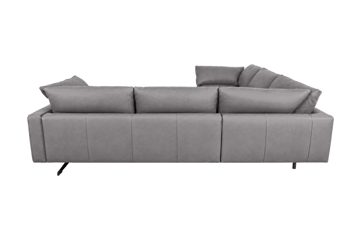 Oliver Sectional in Dante Meteor