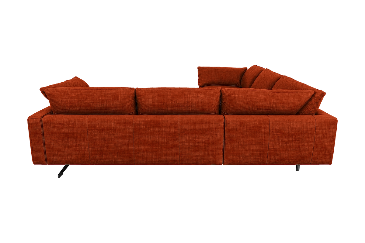 Oliver Sectional in Roni Poppy