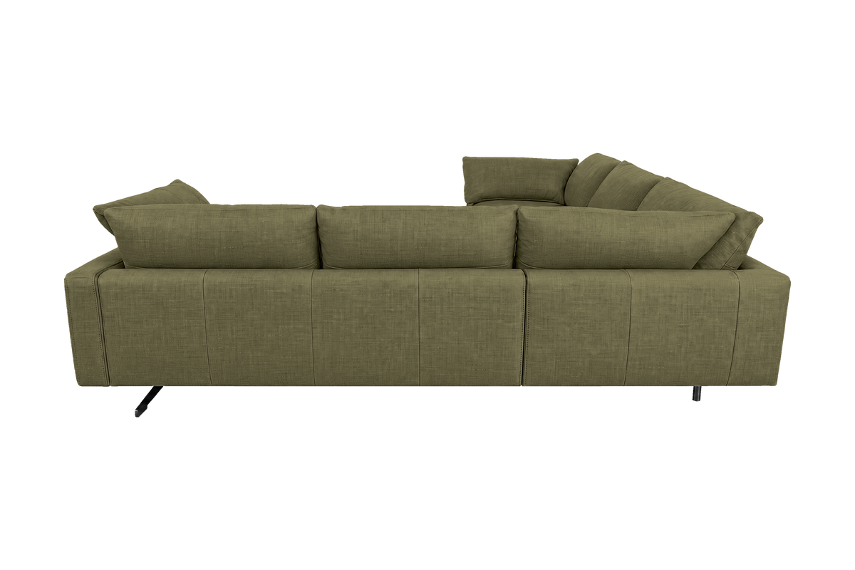 Oliver Sectional in Mosquito Sycamore