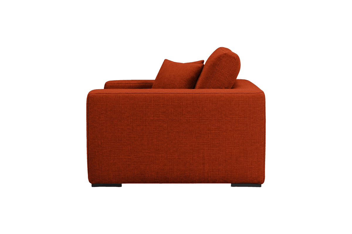 Rhodes Armchair in Roni Poppy