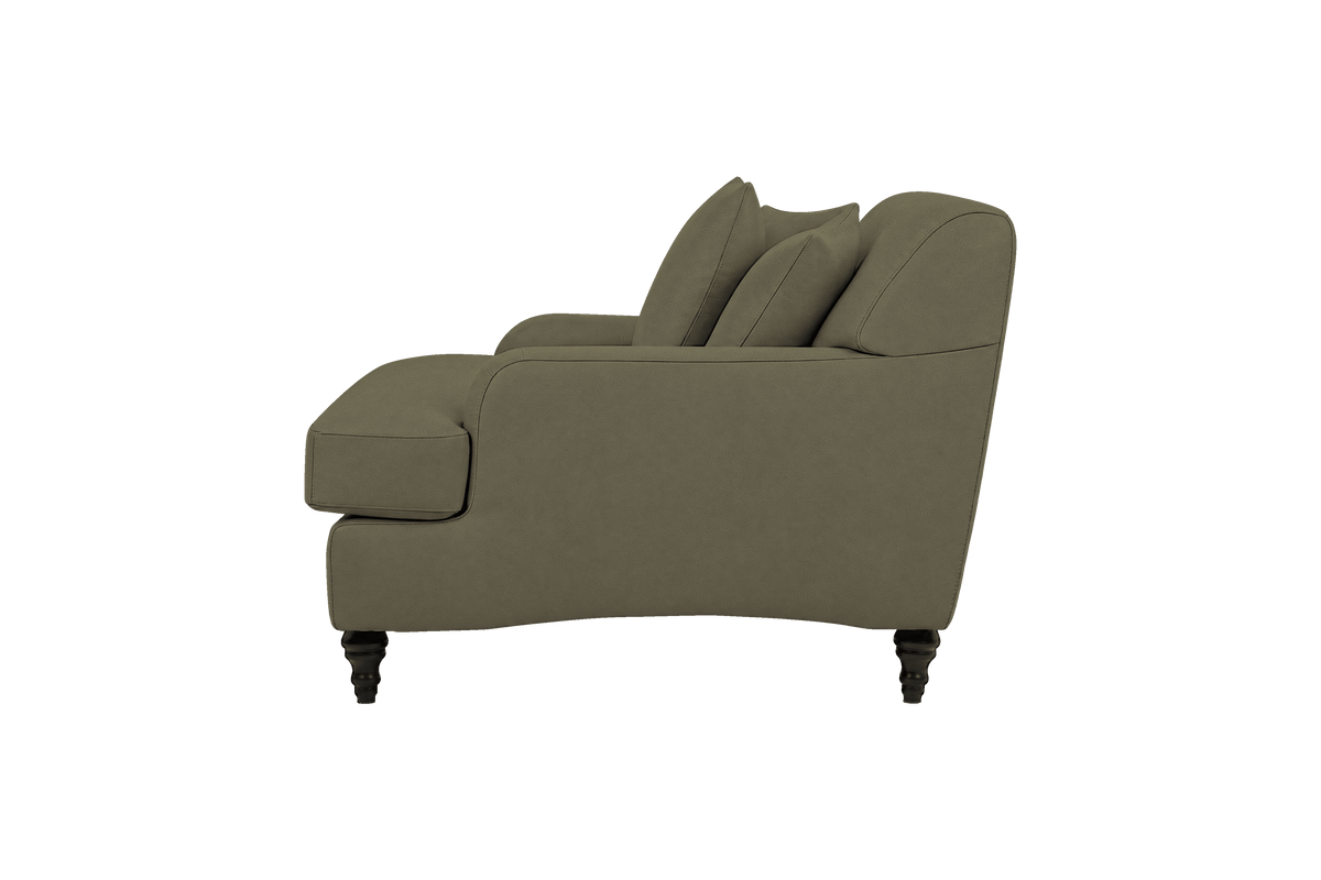Senia Armchair in Felix Olive
