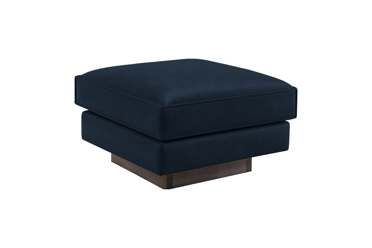 Stanley Footstool in Dante Aqua