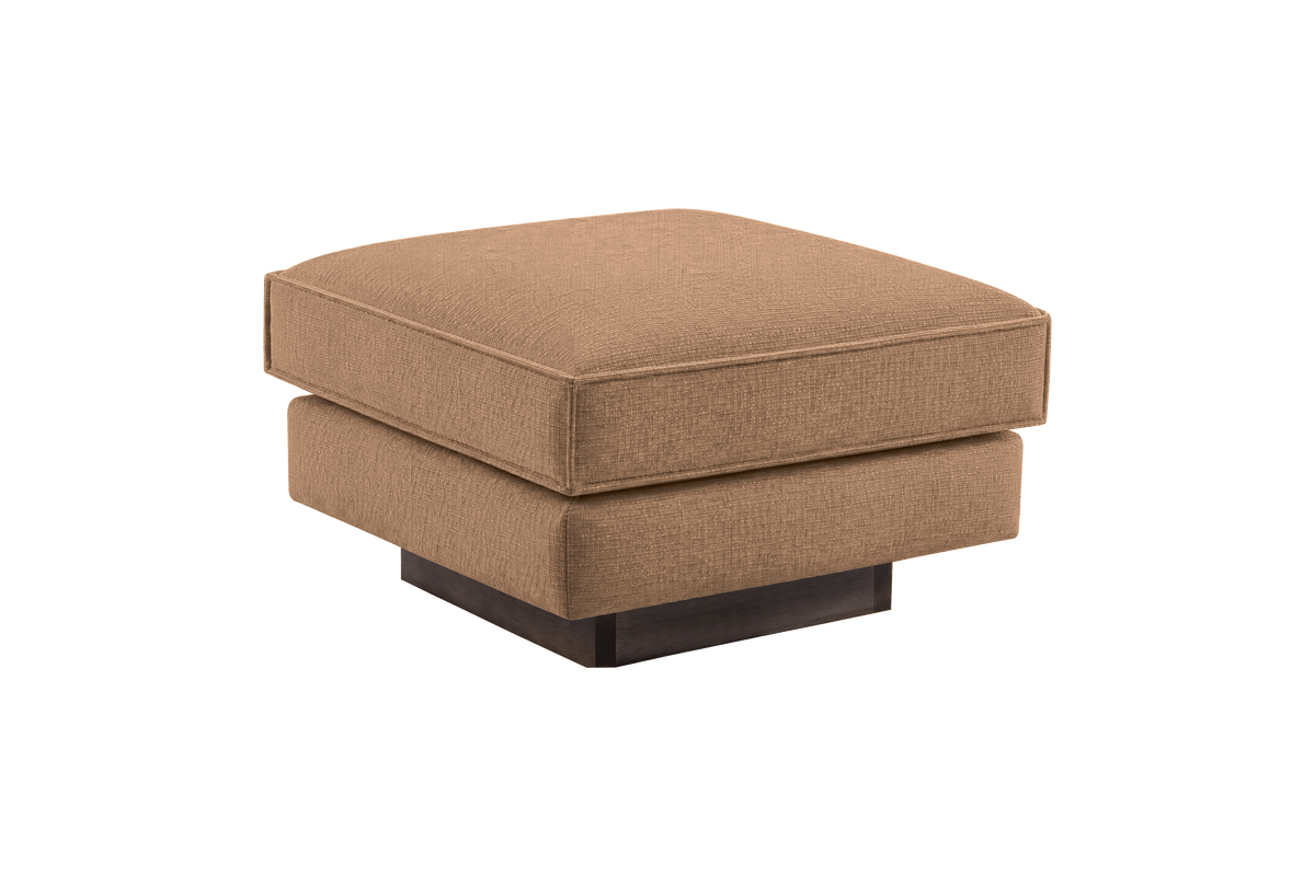 Stanley Footstool in Roni Biscotti