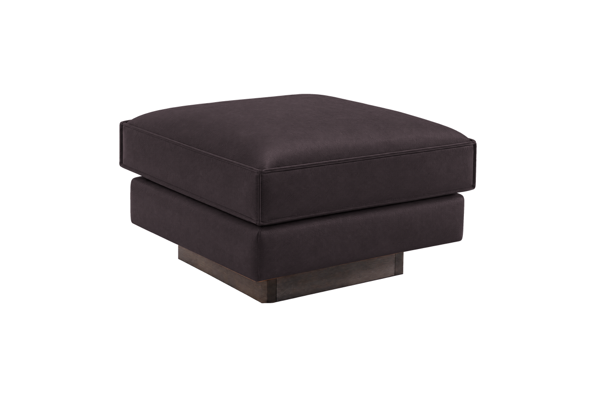 Stanley Footstool in Dante Charcoal