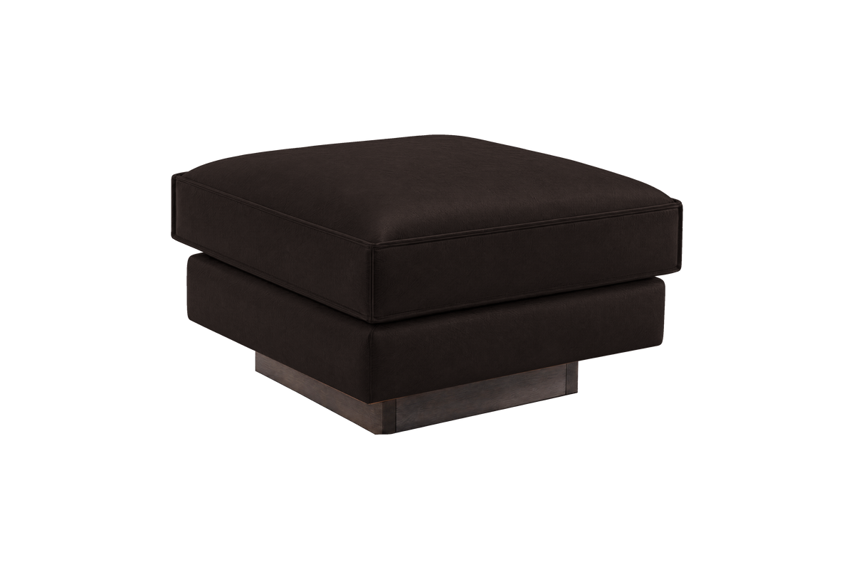 Stanley Footstool in Dante Ebony