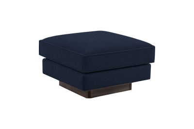 Stanley Footstool in Roni Ember Blue