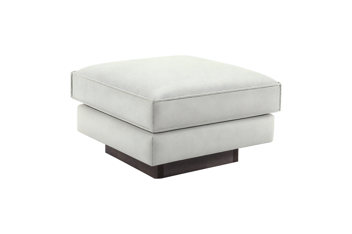 Stanley Footstool in Felix Milky