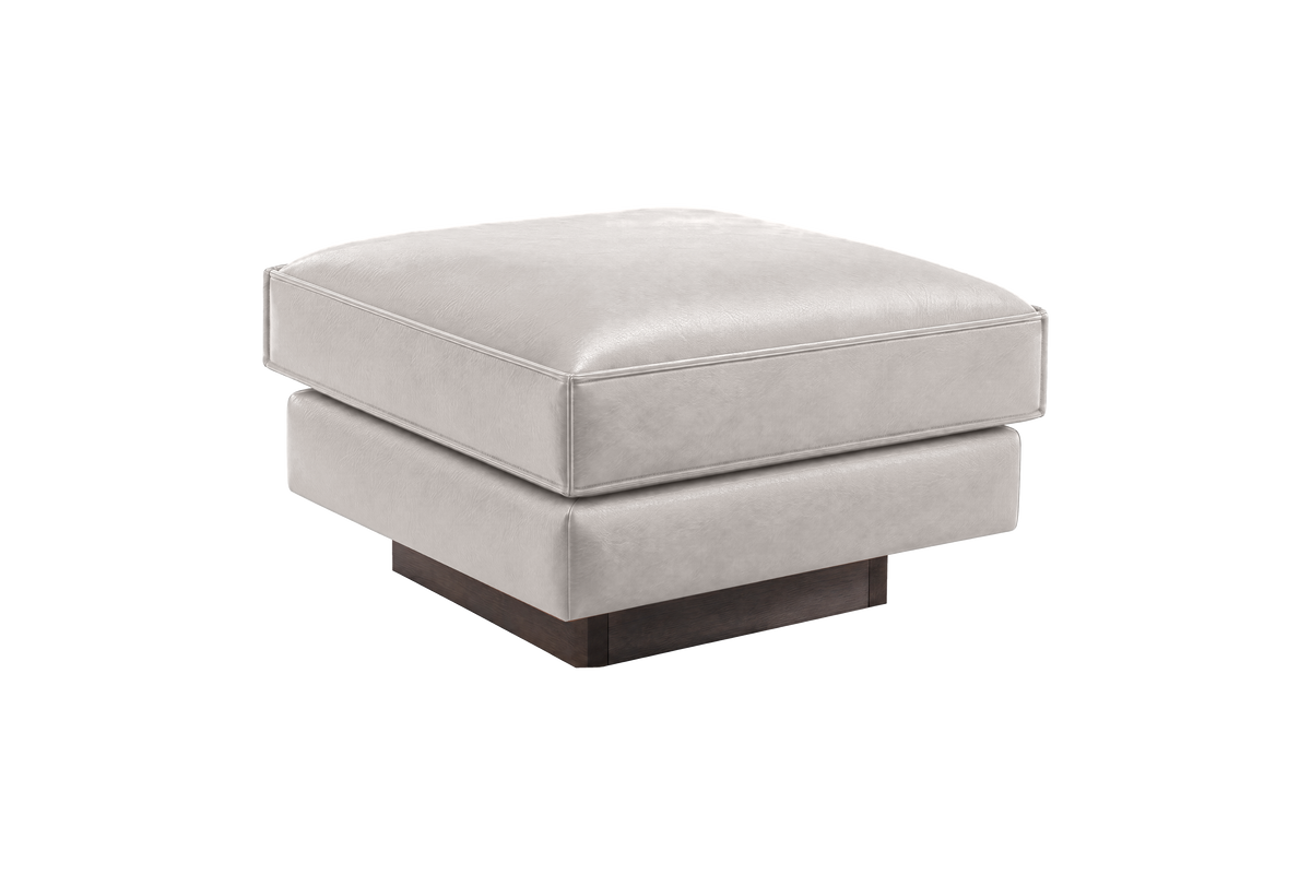 Stanley Footstool in Momo Milky