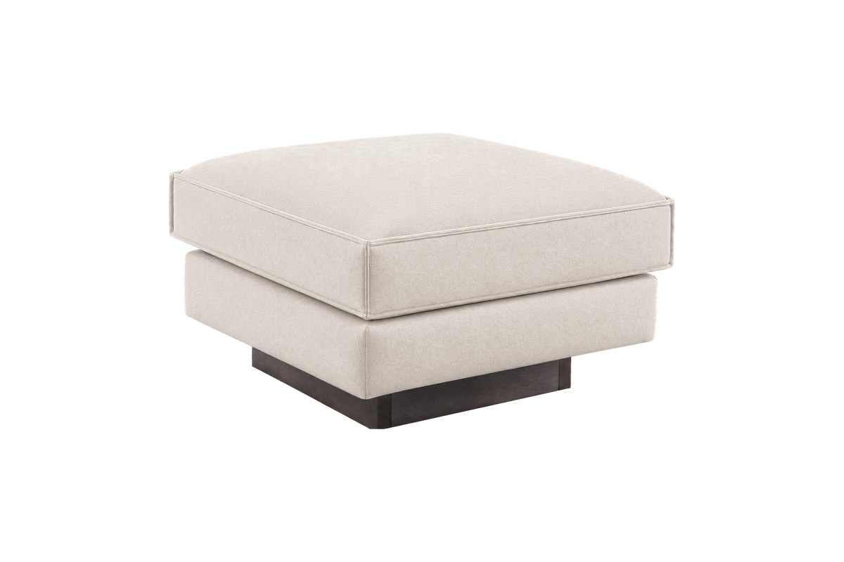 Stanley Footstool in Fresco Milky