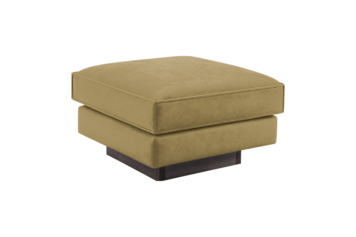 Stanley Footstool in Marfa Olivia