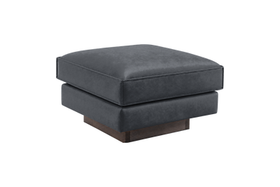 Stanley Footstool in Dante Shark