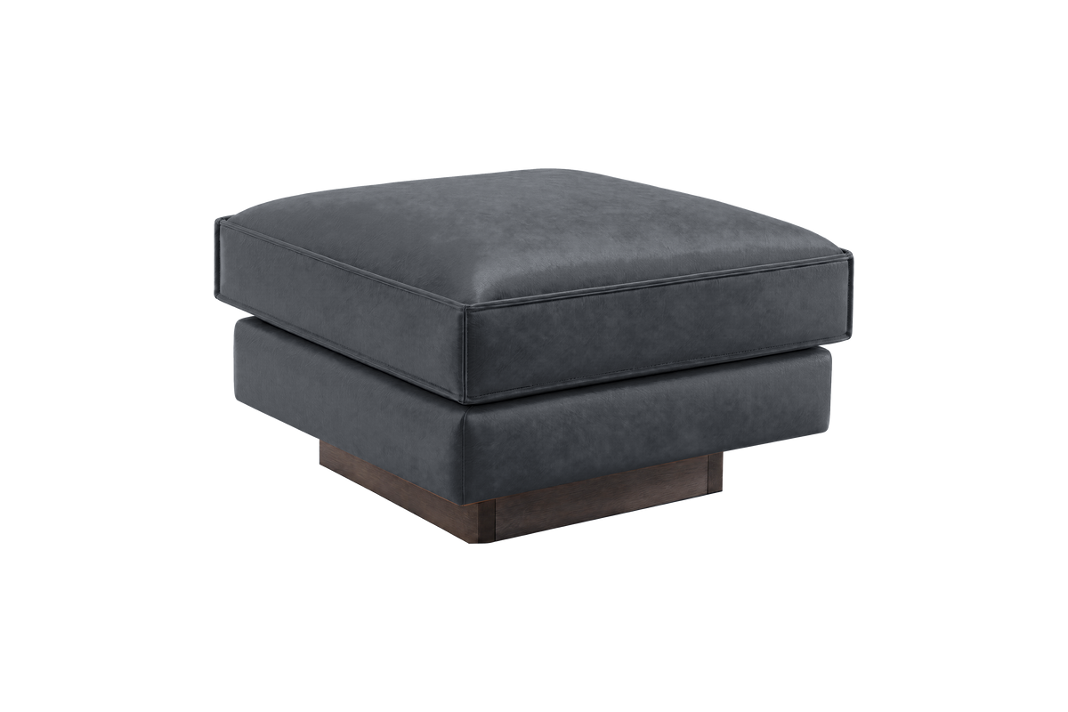 Stanley Footstool in Dante Shark