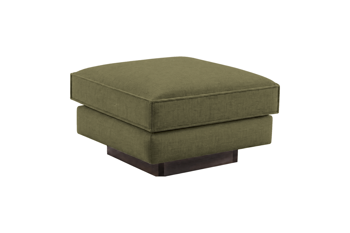 Stanley Footstool in Mosquito Sycamore