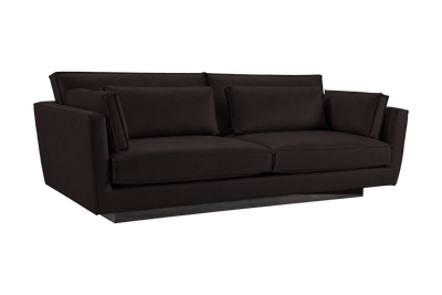 Stanley Large Sofa 2 Cushions in Dante Ebony