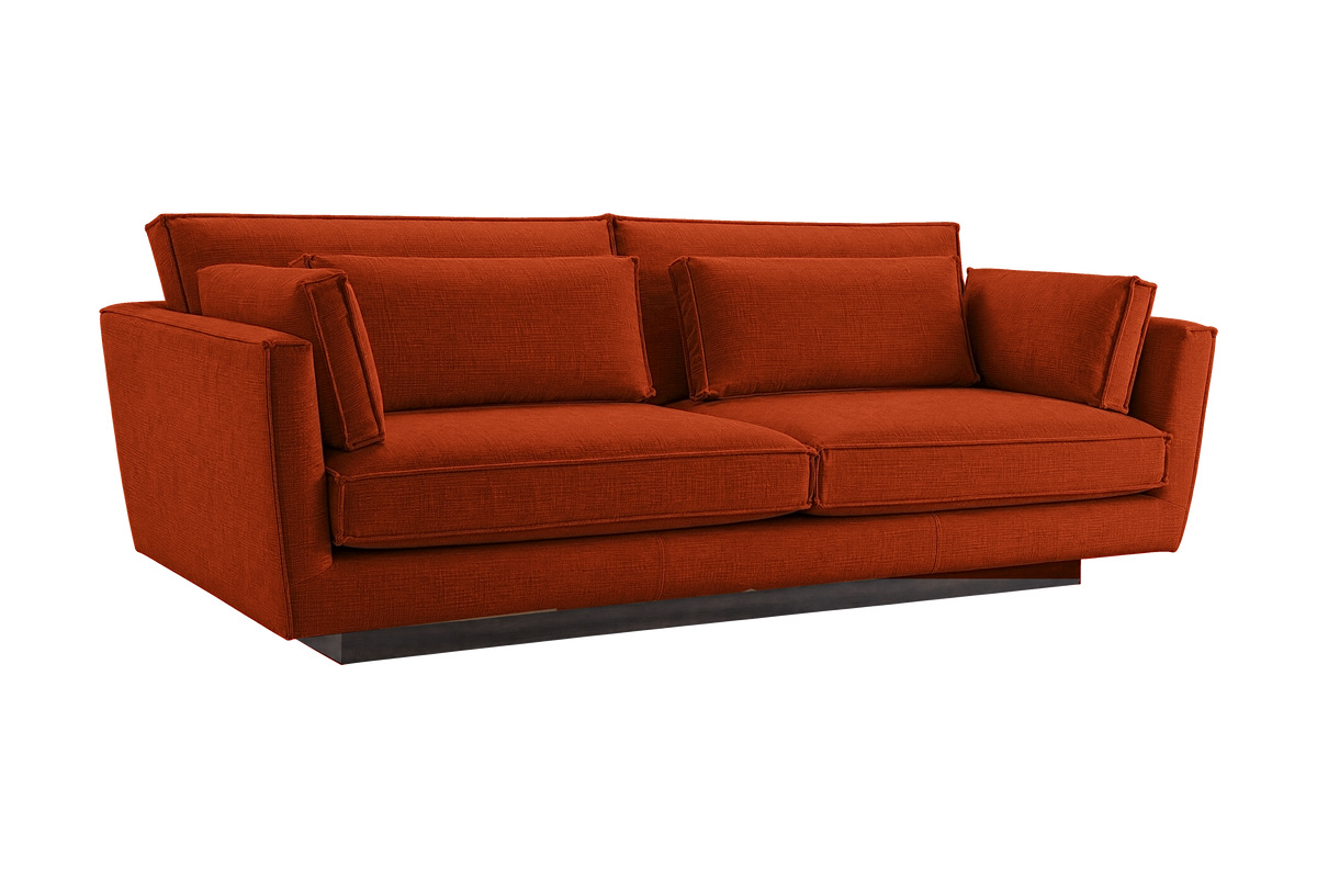 Stanley Large Sofa 2 Cushions in Roni Poppy