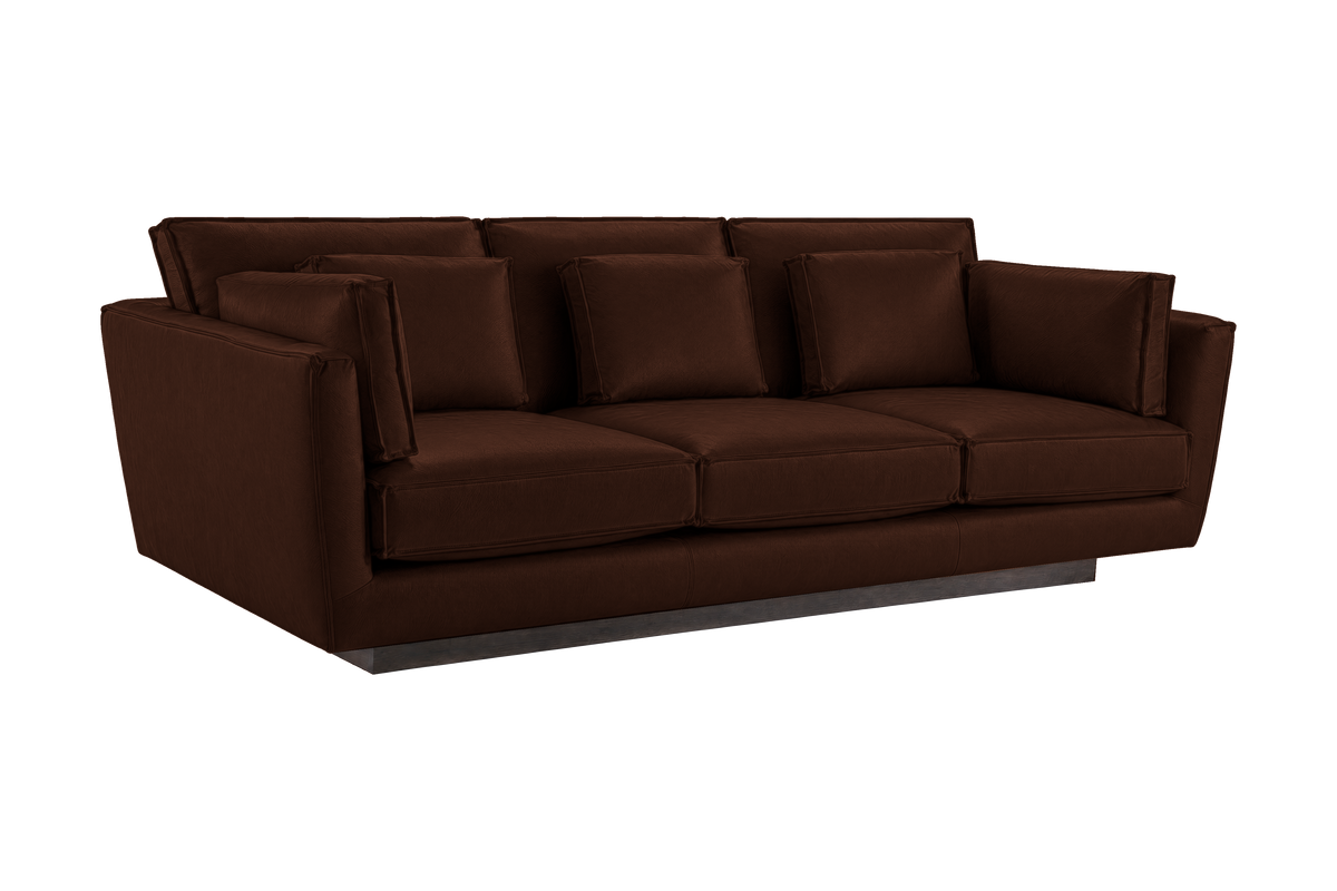 Stanley Large Sofa 3 Cushions in Momo Biscuit