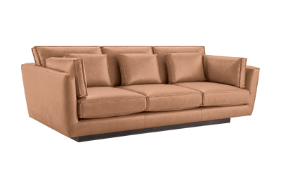 Stanley Large Sofa 3 Cushions in Momo Camel