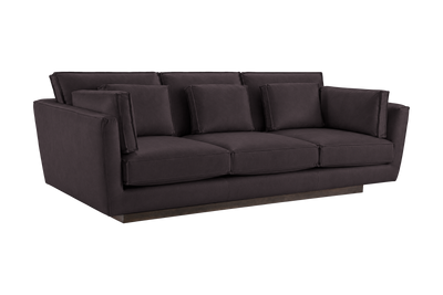 Stanley Large Sofa 3 Cushions in Dante Charcoal