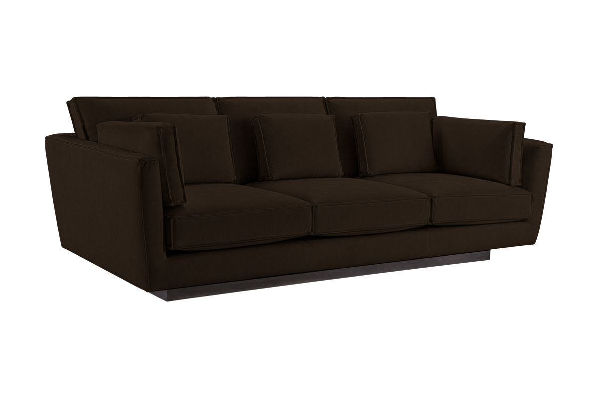 Stanley Large Sofa 3 Cushions in Marfa Charcoal