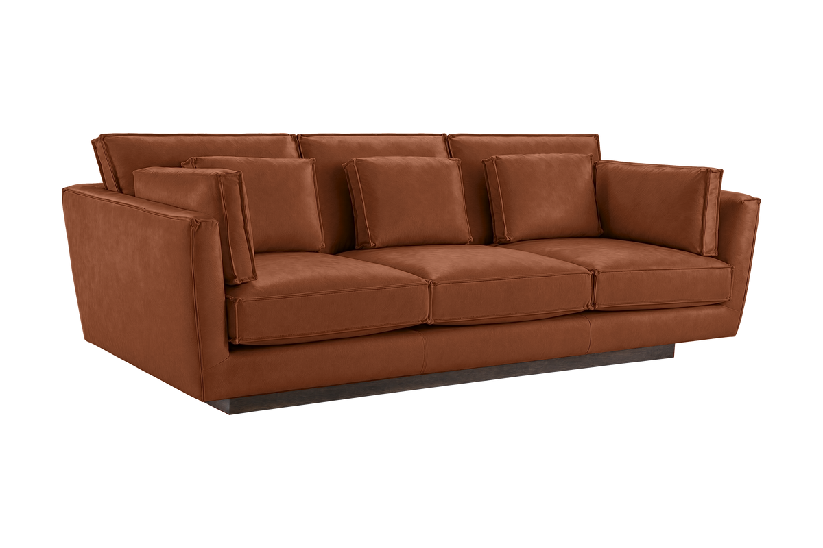Stanley Large Sofa 3 Cushions in Dante Hazel