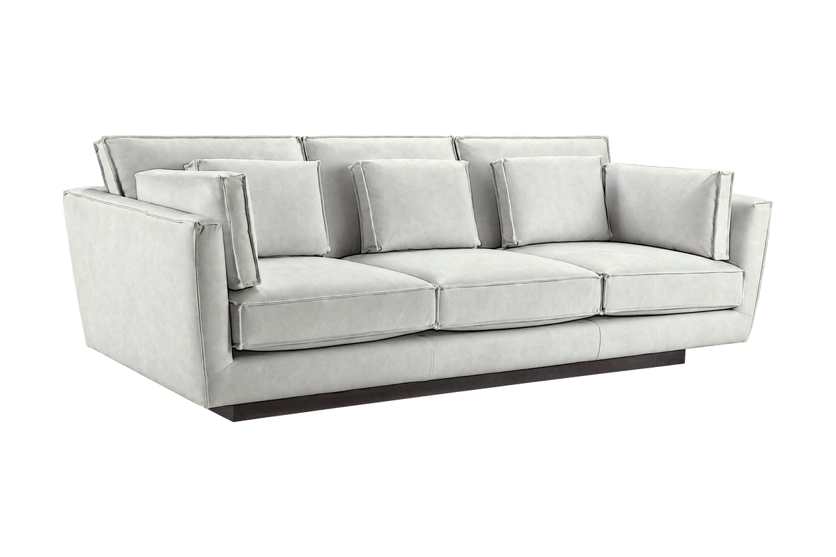 Stanley Large Sofa 3 Cushions in Felix Milky