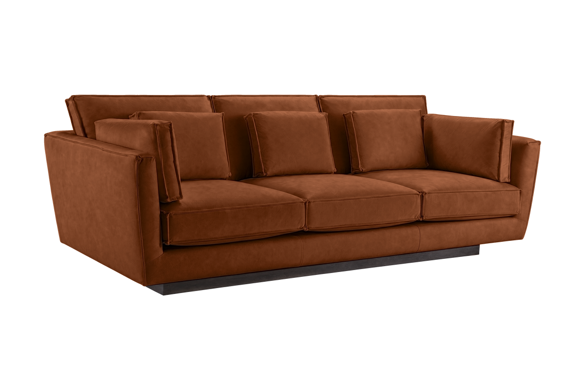 Stanley Large Sofa 3 Cushions in Marfa Pluto
