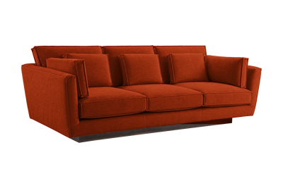 Stanley Large Sofa 3 Cushions in Roni Poppy