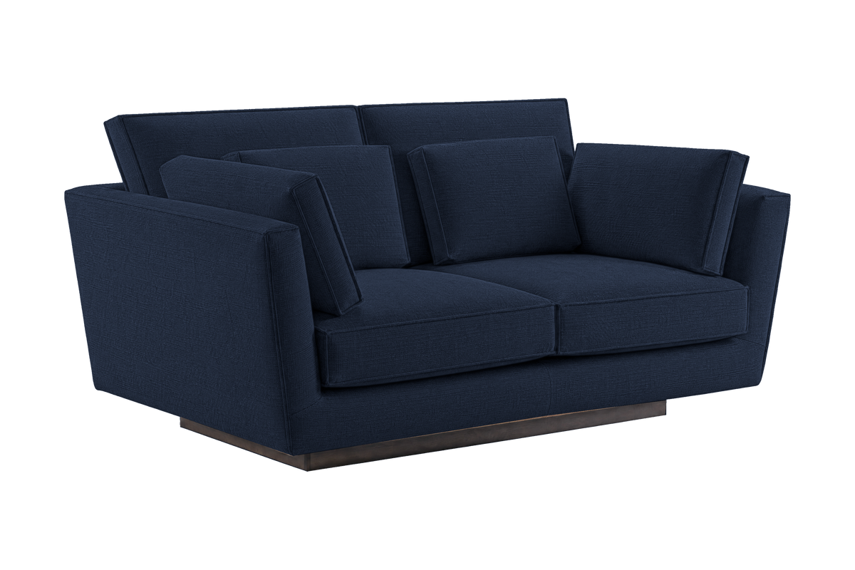 Stanley Small Sofa in Roni Ember Blue