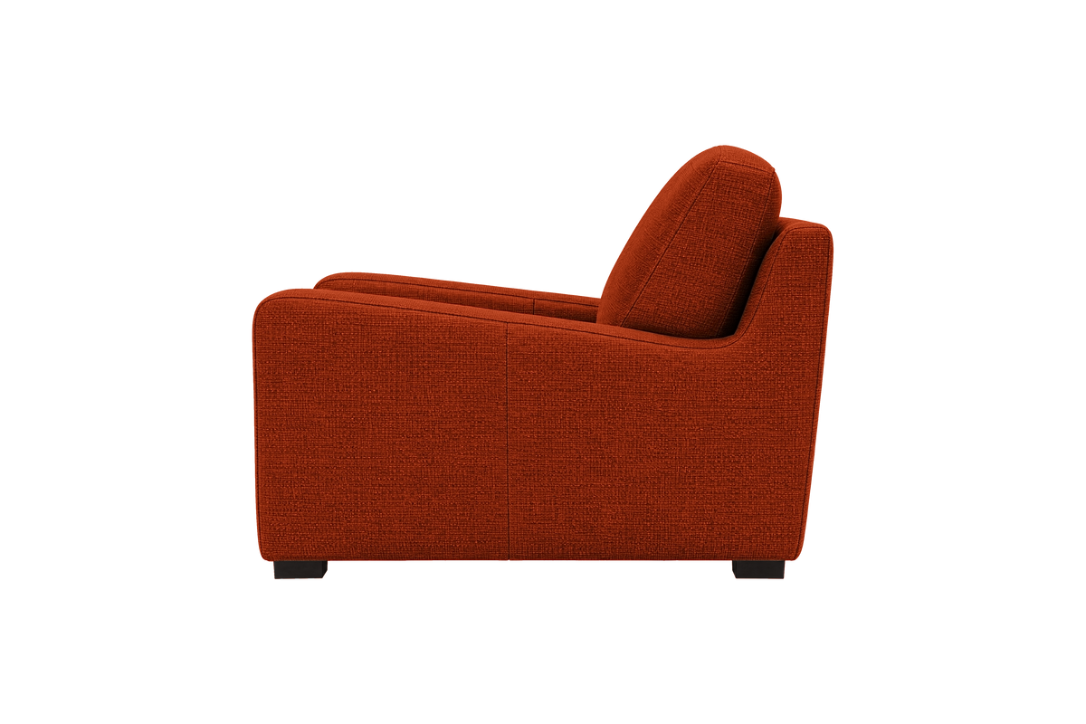 Theo Armchair in Roni Poppy