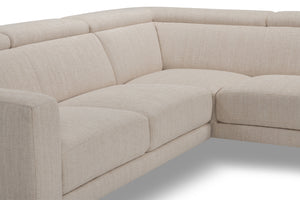 Lea Right Hand Facing Sofa in Gratin Creme Fabric