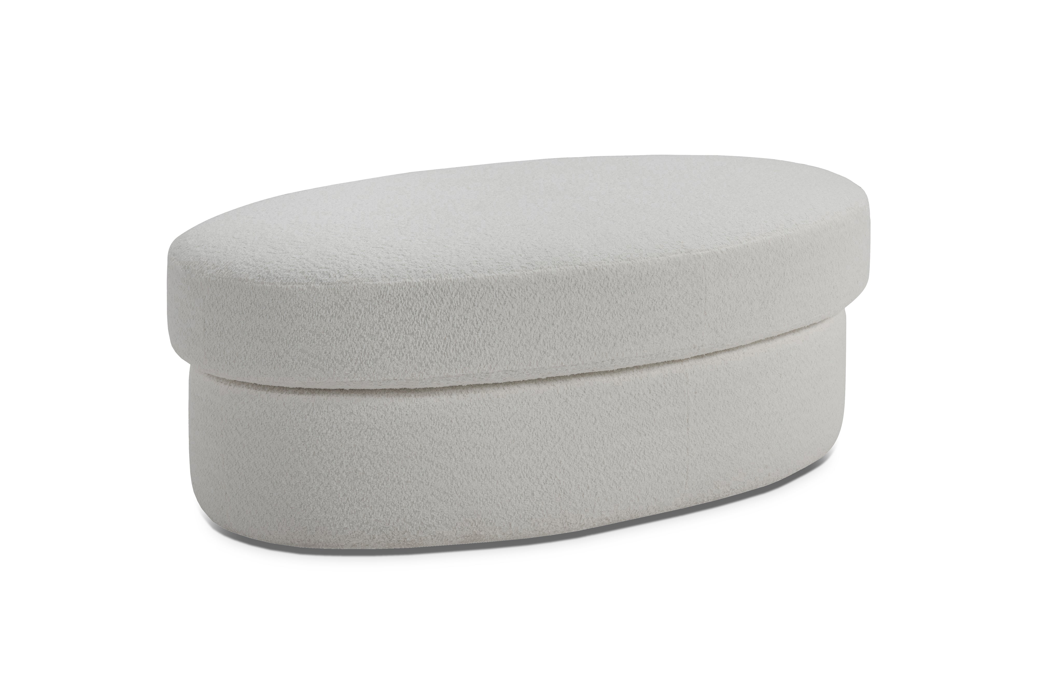 Milo Bouclé Footstool