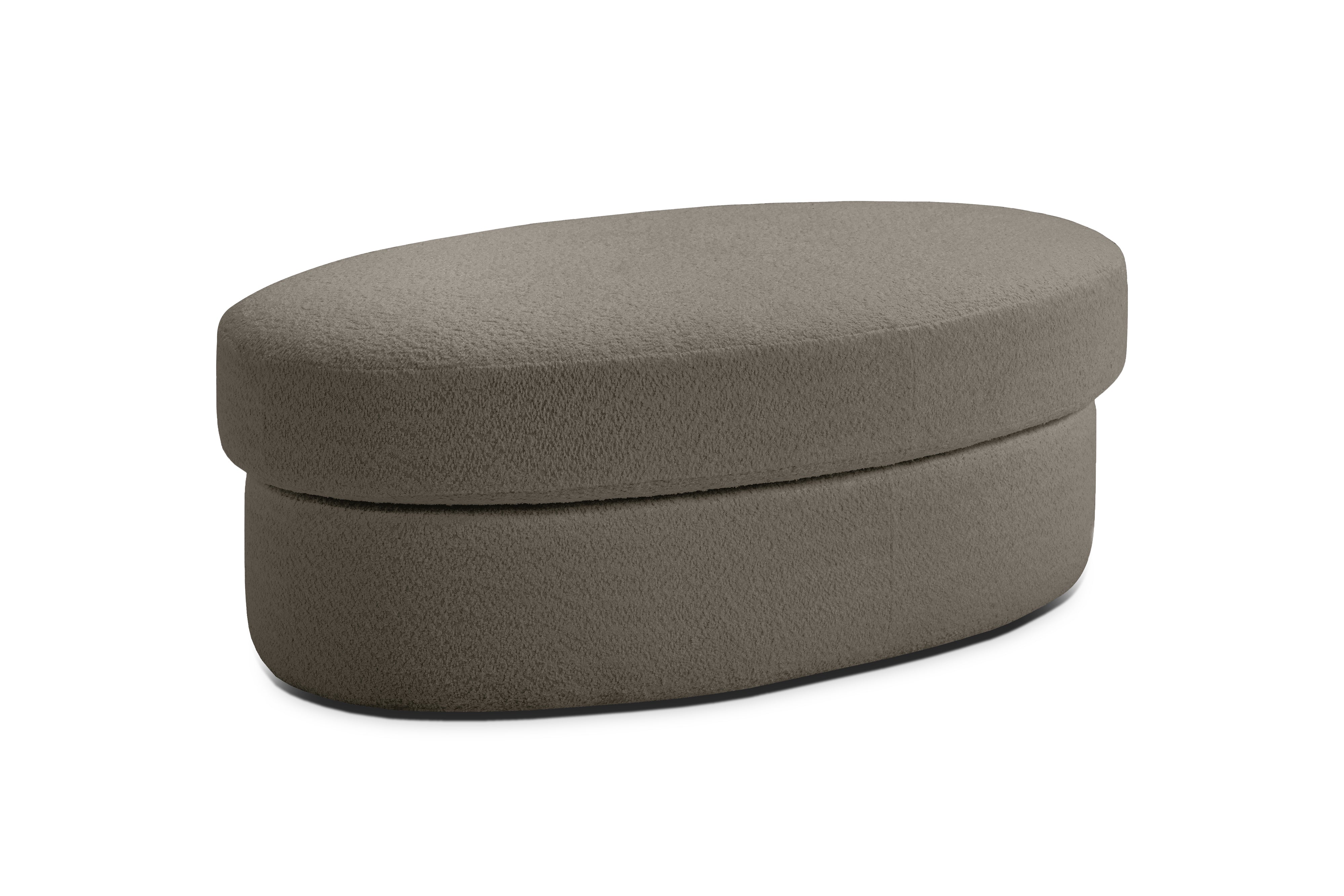 Milo Bouclé Footstool