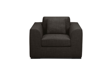 Caro Armchair in Harrison Charcoal Fabric