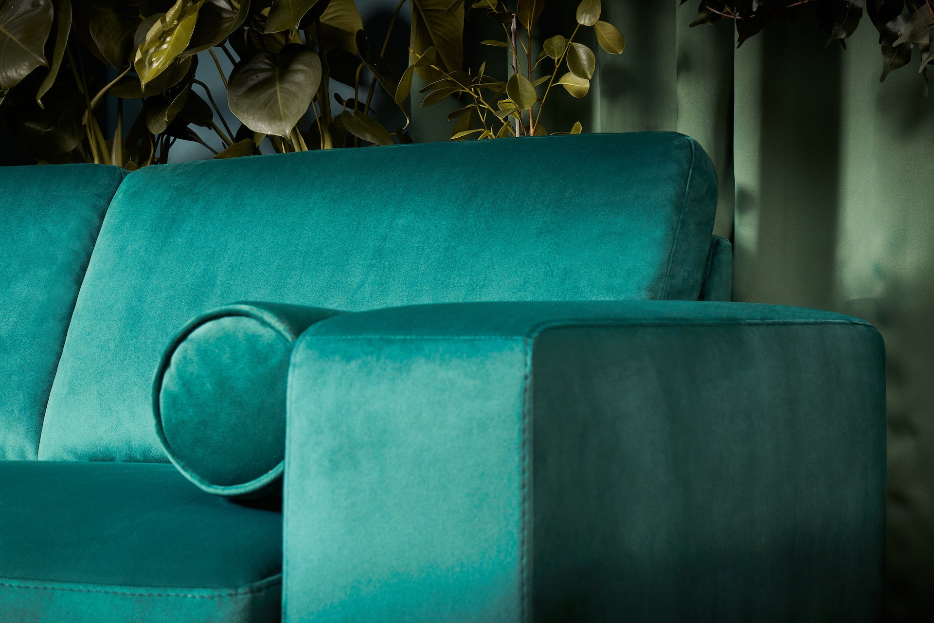 Forest Jade Left Sectional SUPERBA