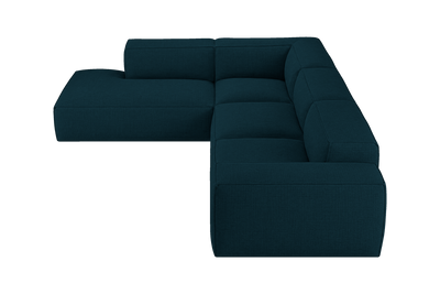 Elo Left Bumper Sectional in Roni Deep Lake