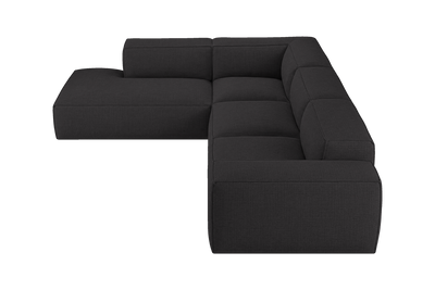 Elo Left Bumper Sectional in Roni Ember