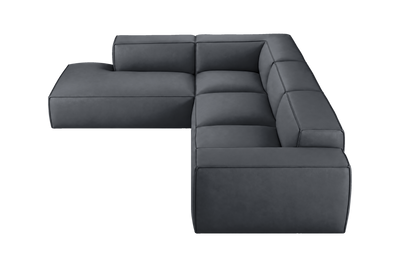 Elo Left Bumper Sectional in Dante Shark