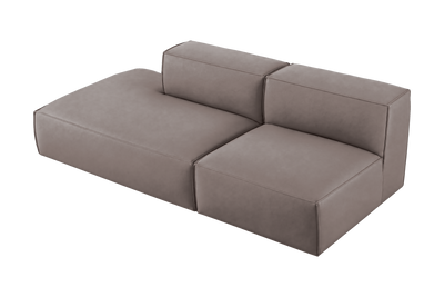Elo Left Open Chaise Sofa in Dante Cos