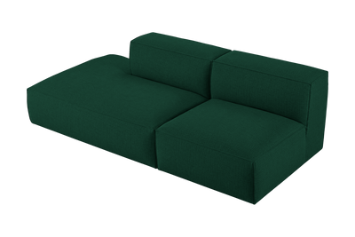 Elo Left Open Chaise Sofa in Roni Frog