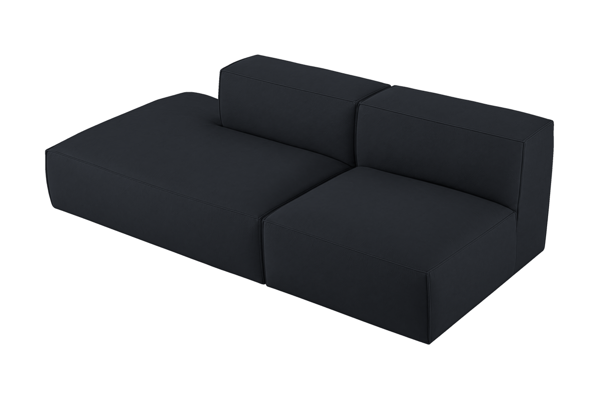 Elo Left Open Chaise Sofa in Marfa Lola