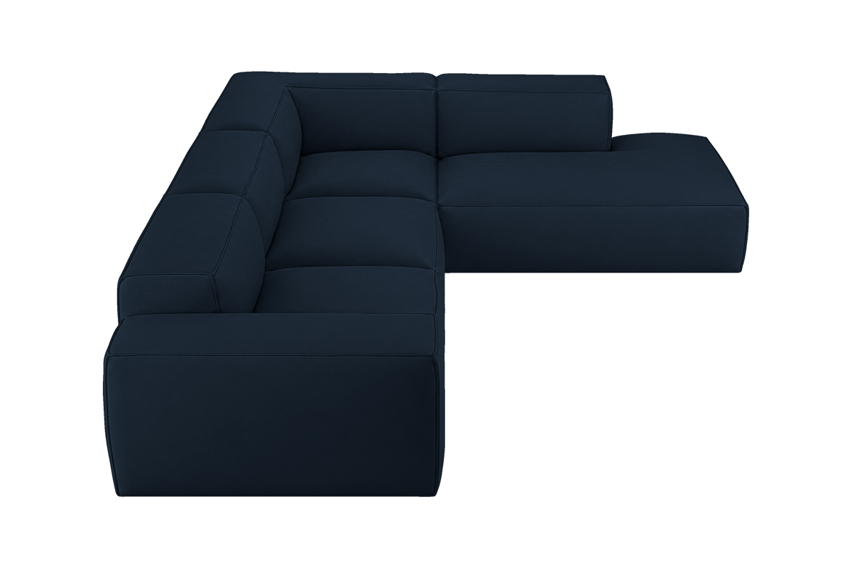 Elo Right Bumper Sectional in Dante Aqua