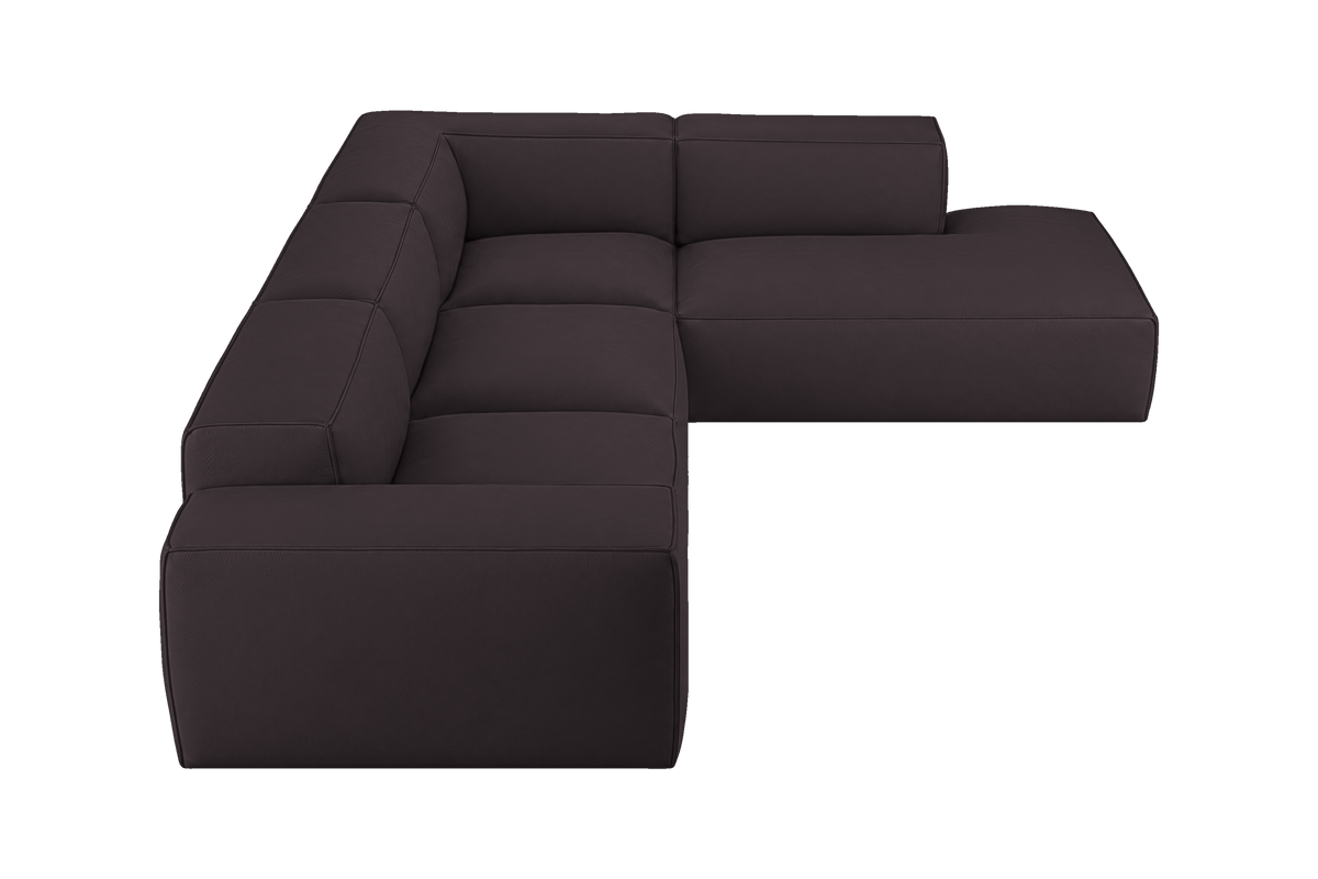 Elo Right Bumper Sectional in Dante Charcoal