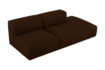 Elo Right Open Chaise Sofa in Marfa Denton