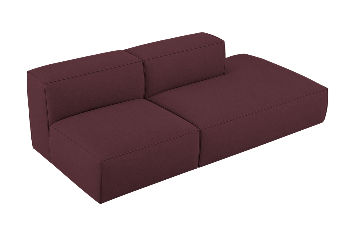 Elo Right Open Chaise Sofa in Fresco Figaro